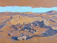 Ricardo Wiesse. Panorama, óleo sobre tela, 100 x 200 cms. 2016